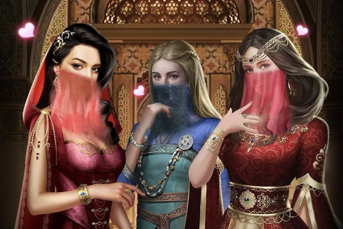 Игра Великий султан - наложницы